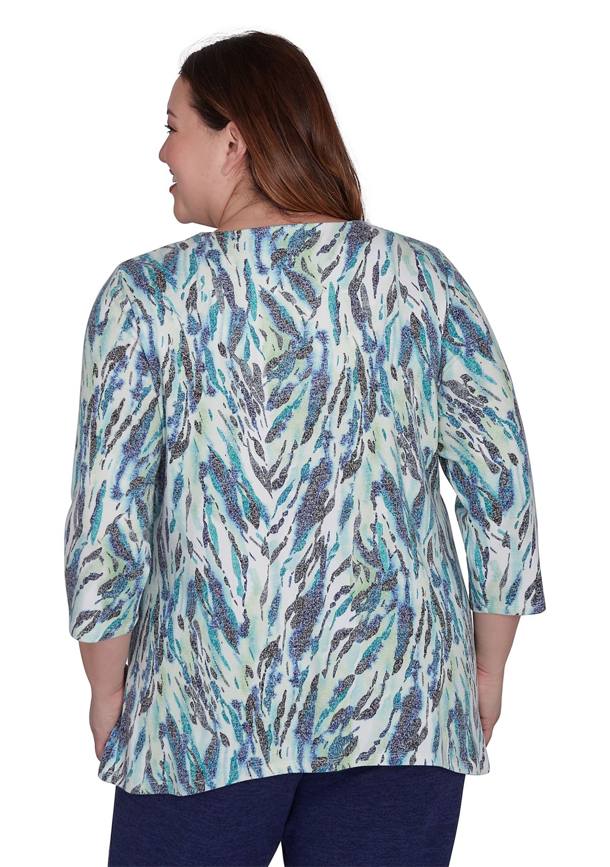Plus Size French Quarter Animal Top