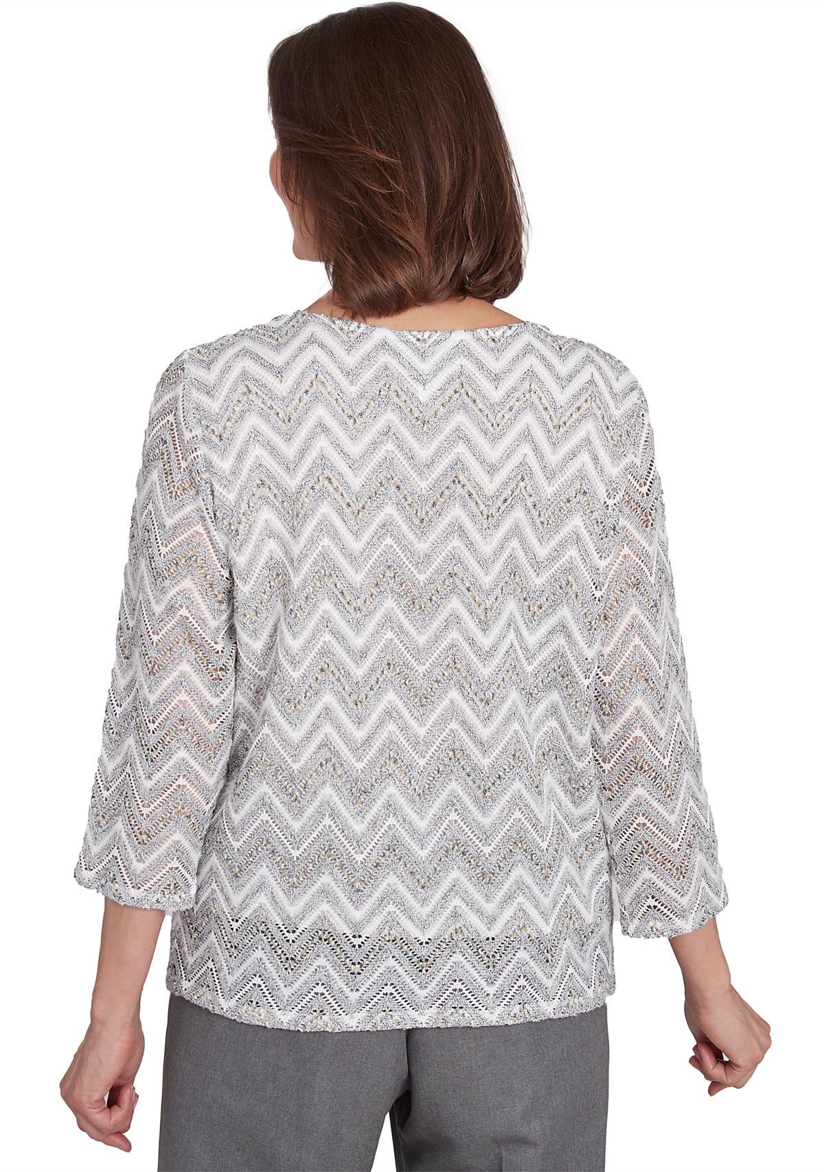 Womens Copenhagen Spliced Zig Zag T-Shirt