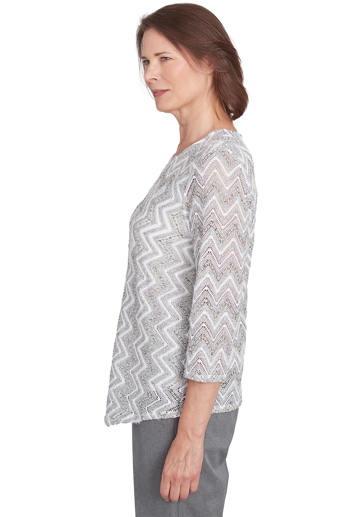 Womens Copenhagen Spliced Zig Zag T-Shirt