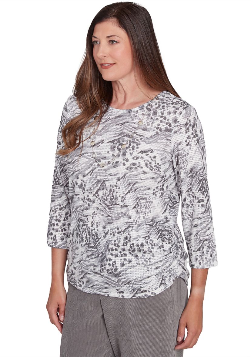 Womens Copenhagen Monotone Animal Top