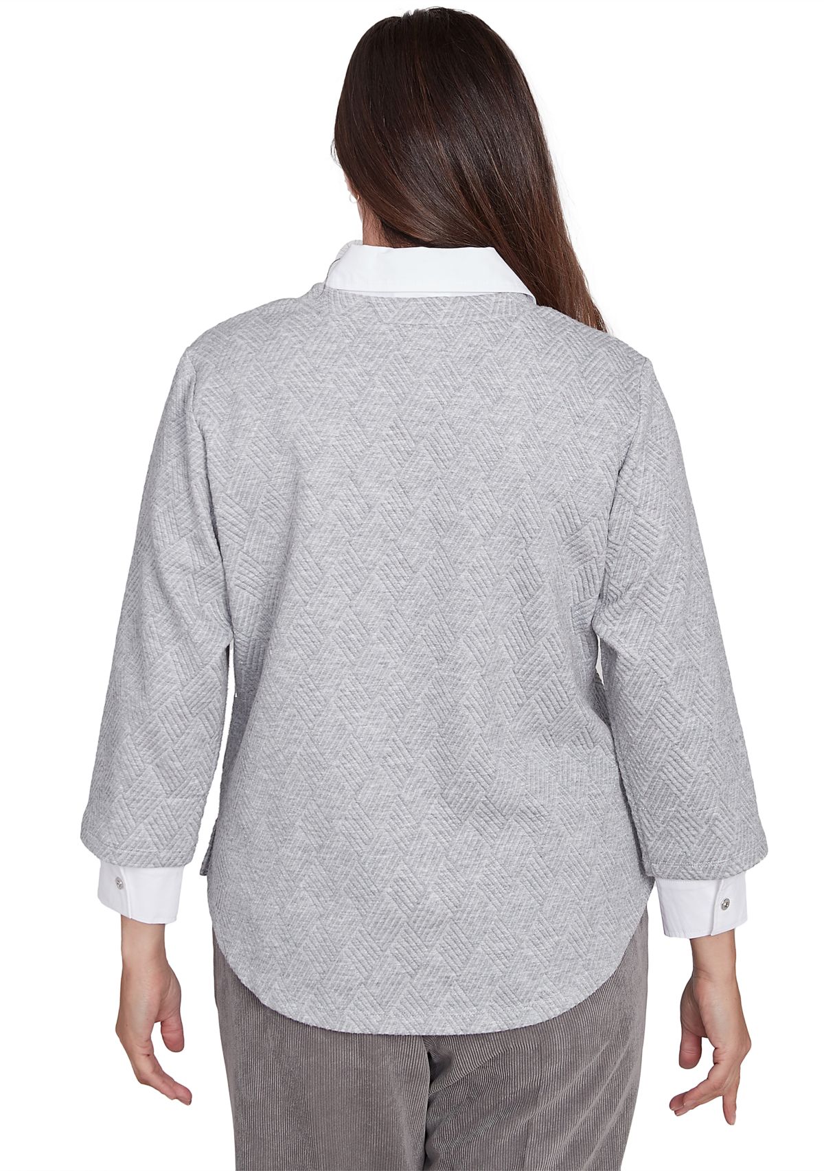 Womens Copenhagen Winter White 2Fer Top 
