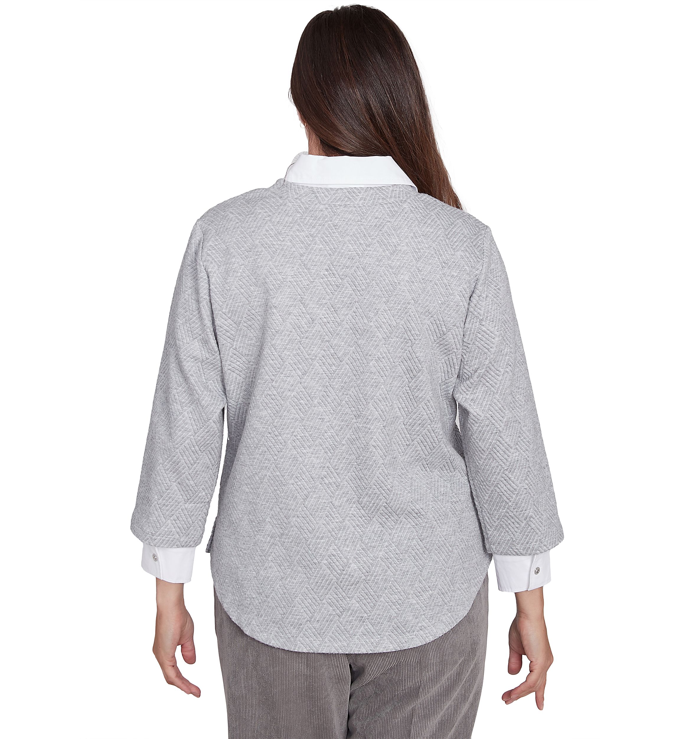 Womens Copenhagen Winter White 2Fer Top 