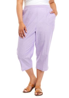 Belk plus size on sale capris