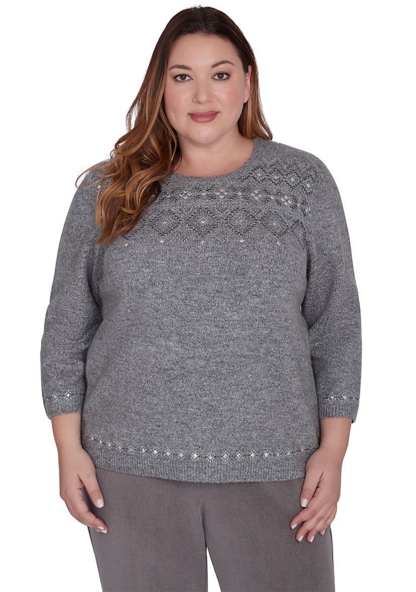 Plus Size Copenhagen Fairisle Heat Set