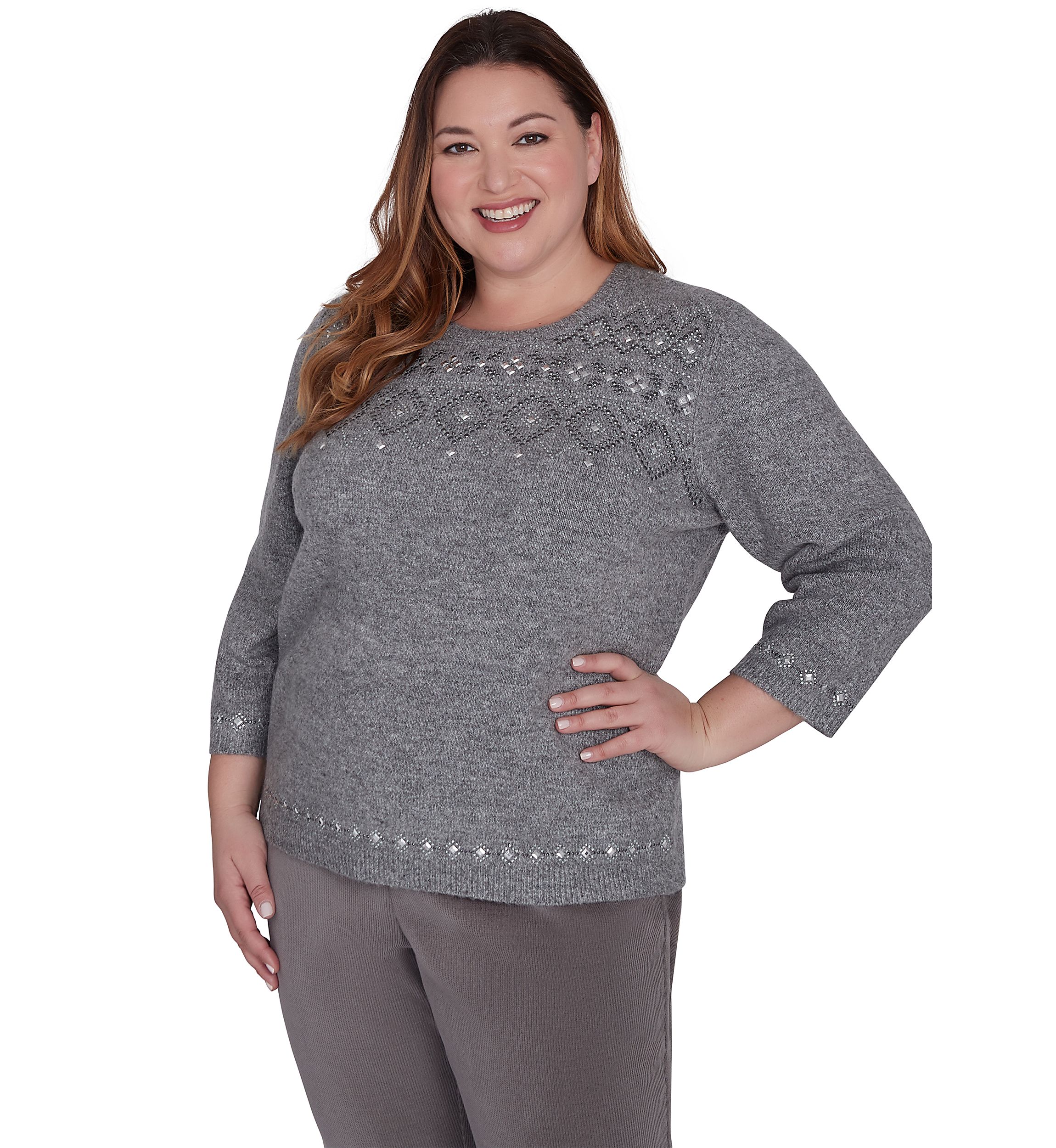 Plus Size Copenhagen Fairisle Heat Set