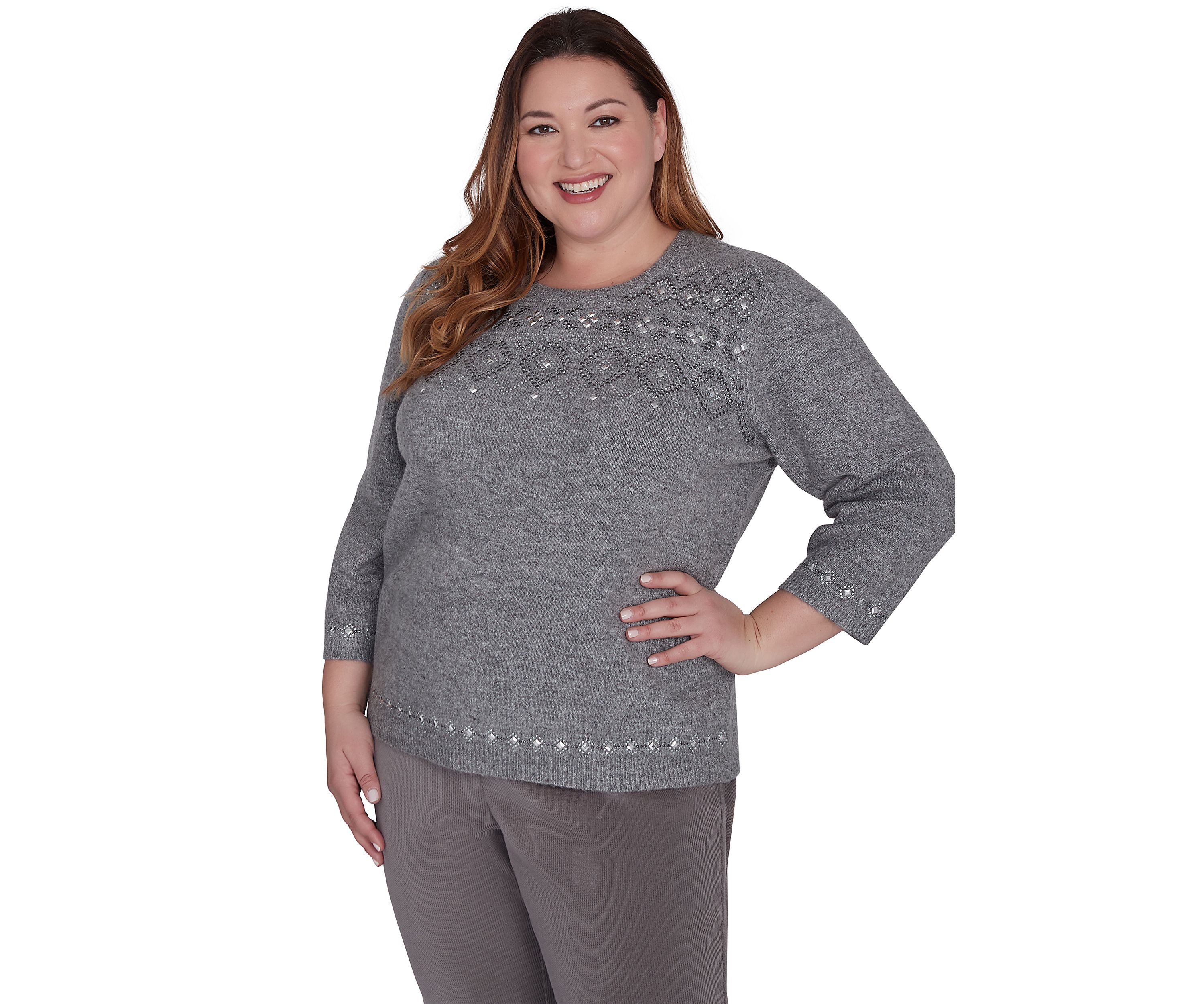 Plus Size Copenhagen Fairisle Heat Set