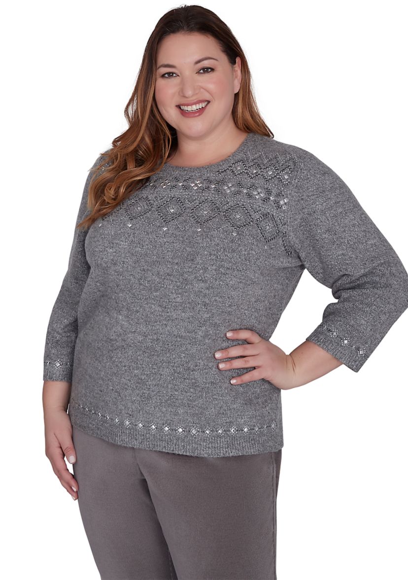 Plus Size Copenhagen Fairisle Heat Set