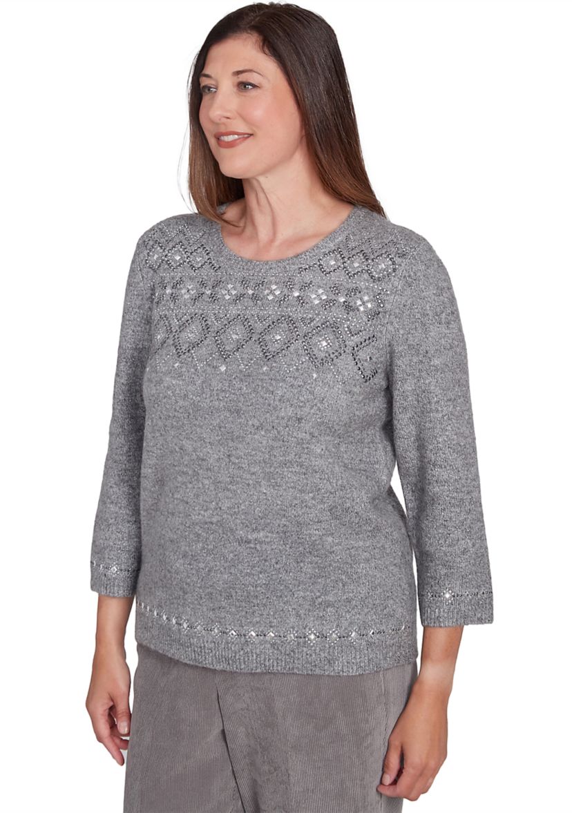 Petite Copenhagen Fairisle Heat Set Sweater