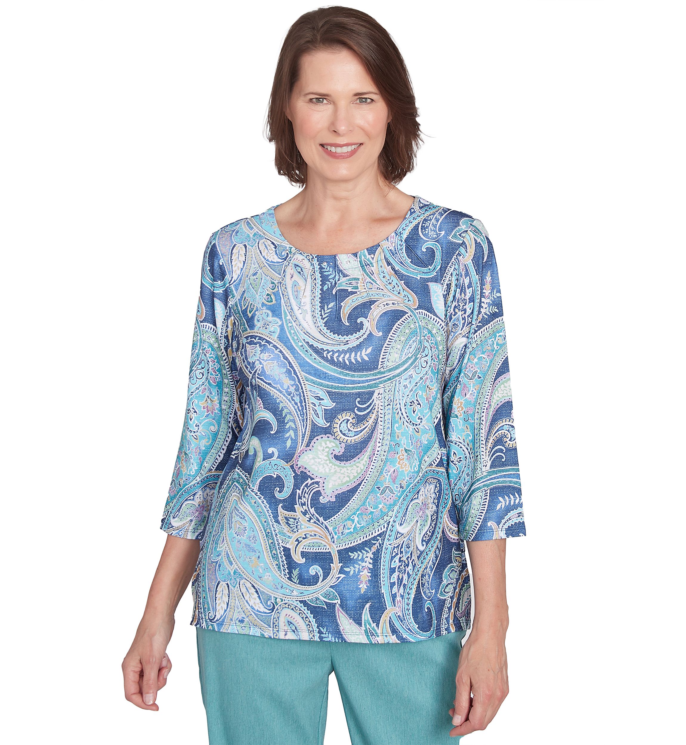 Womens Lake Victoria Paisley T-Shirt