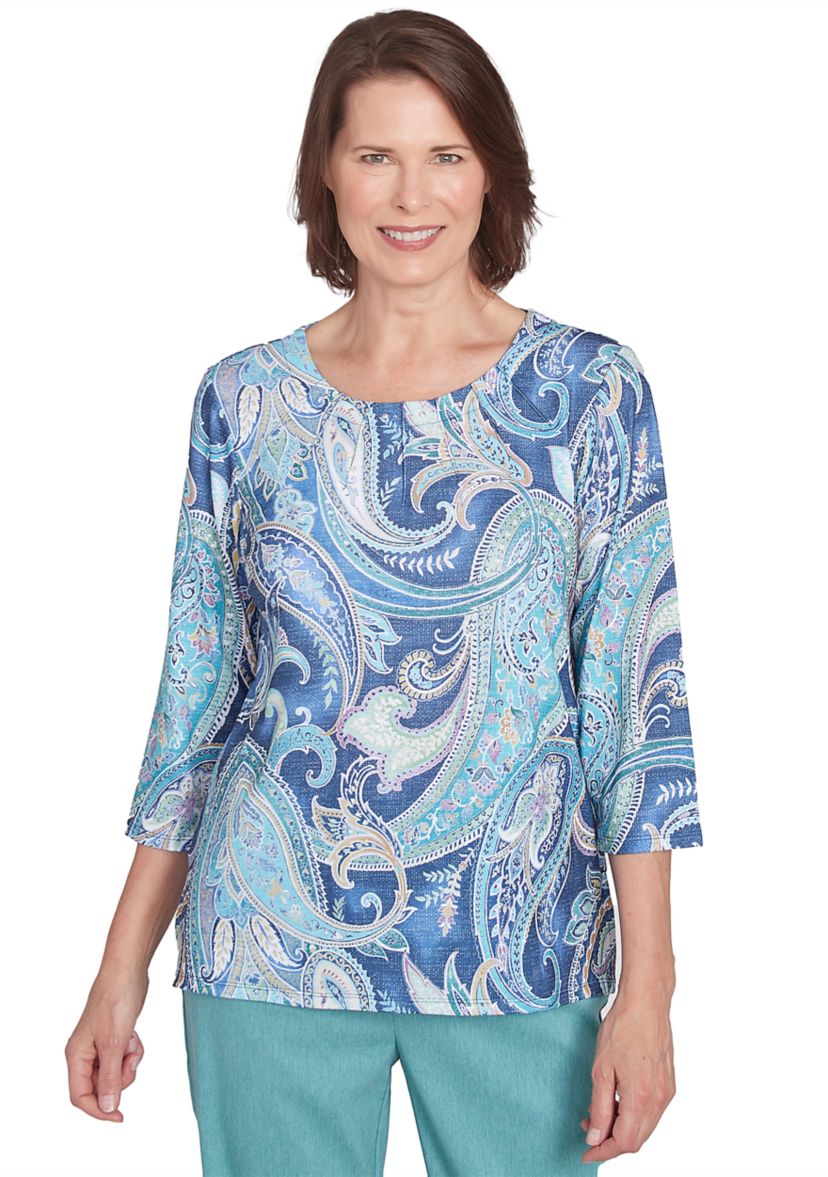 Womens Lake Victoria Paisley T-Shirt