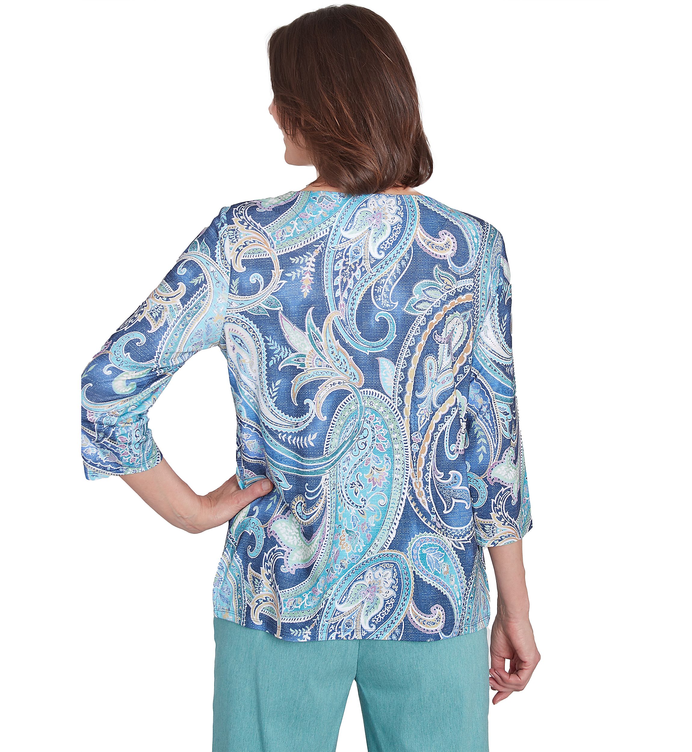 Womens Lake Victoria Paisley T-Shirt