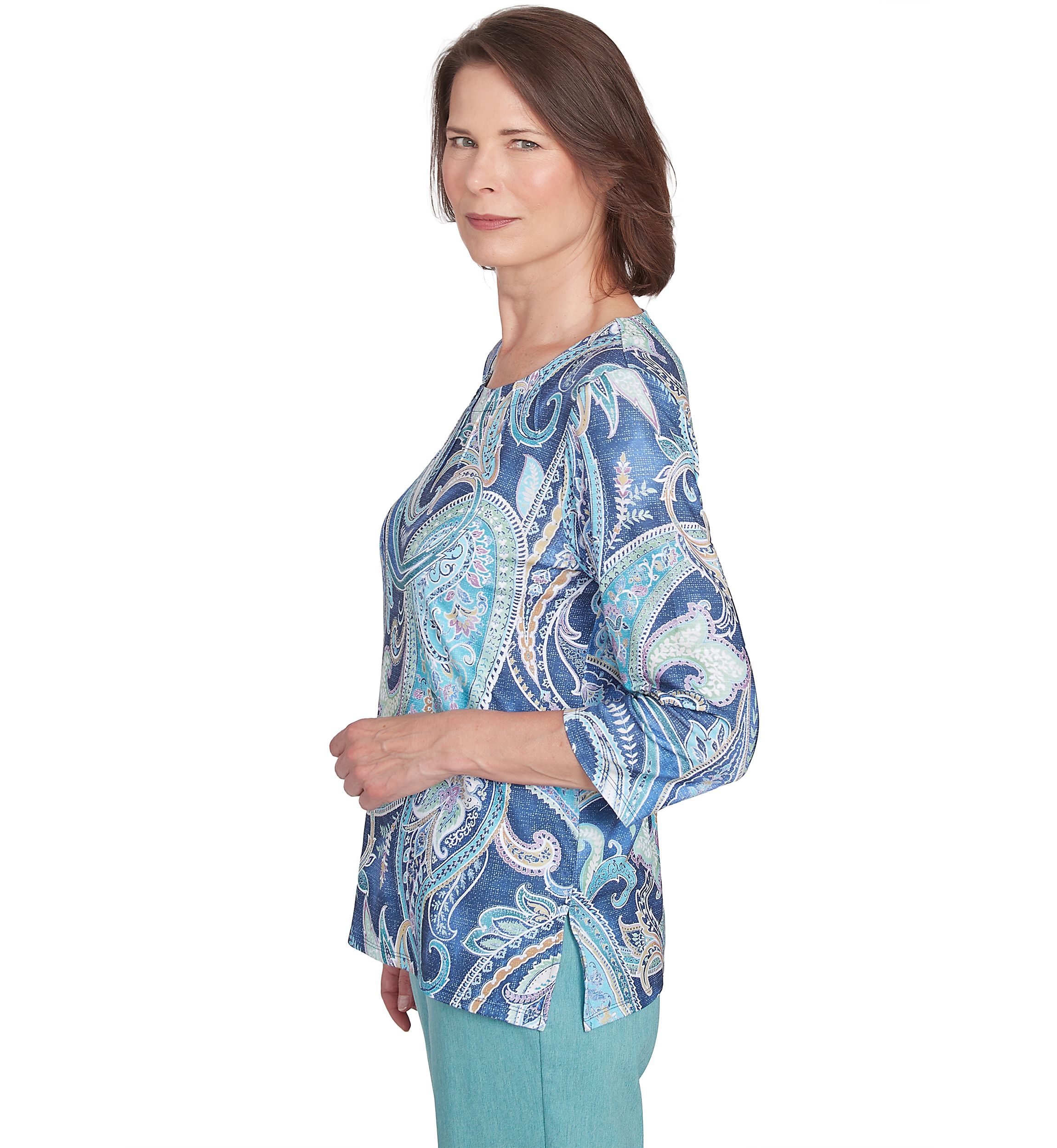 Womens Lake Victoria Paisley T-Shirt