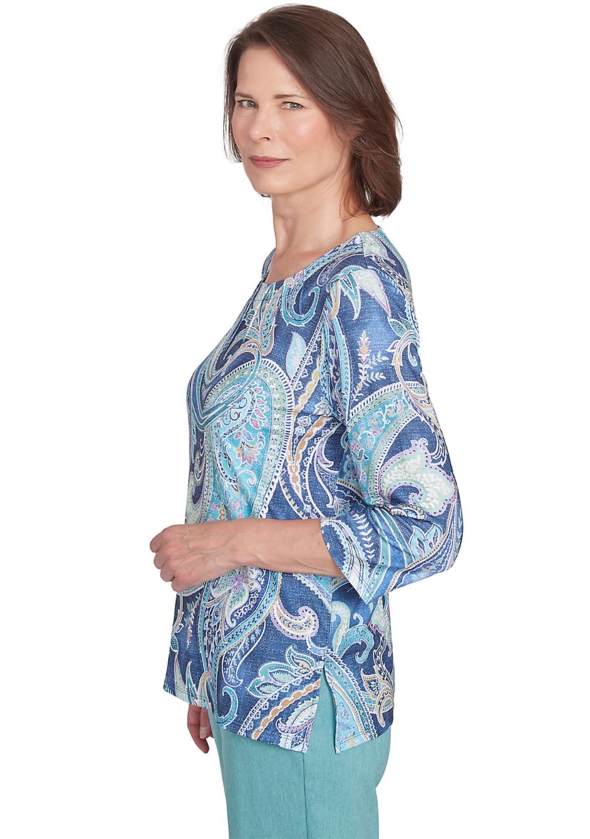 Womens Lake Victoria Paisley T-Shirt
