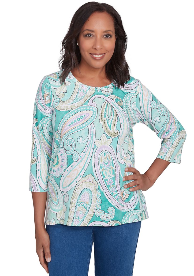 Womens Lake Victoria Paisley Top