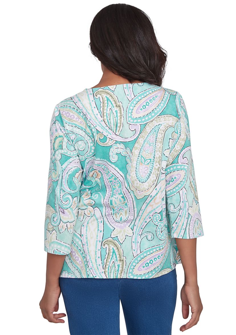 Womens Lake Victoria Paisley Top