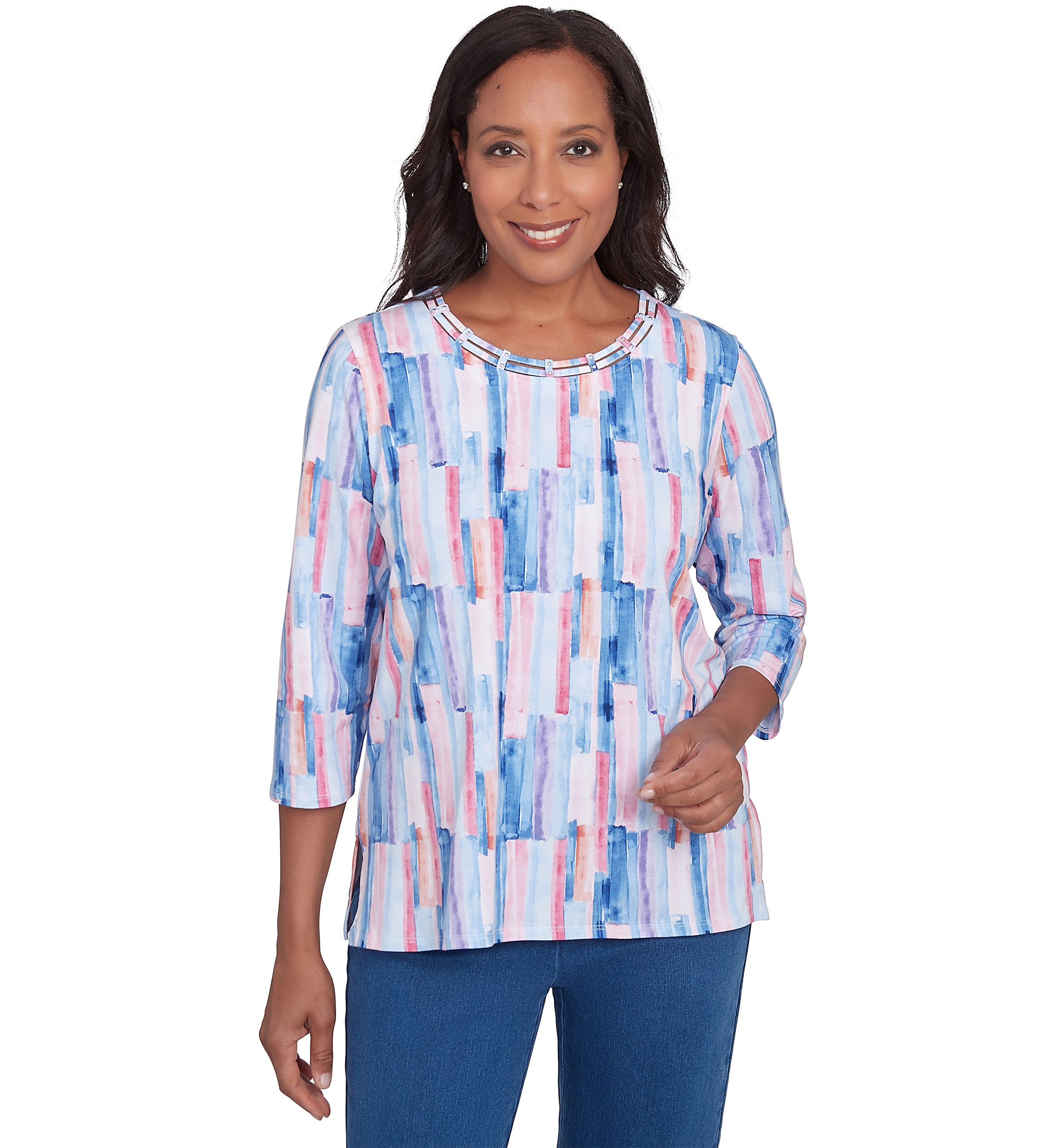 Womens Lake Victoria Brushstrokes Top