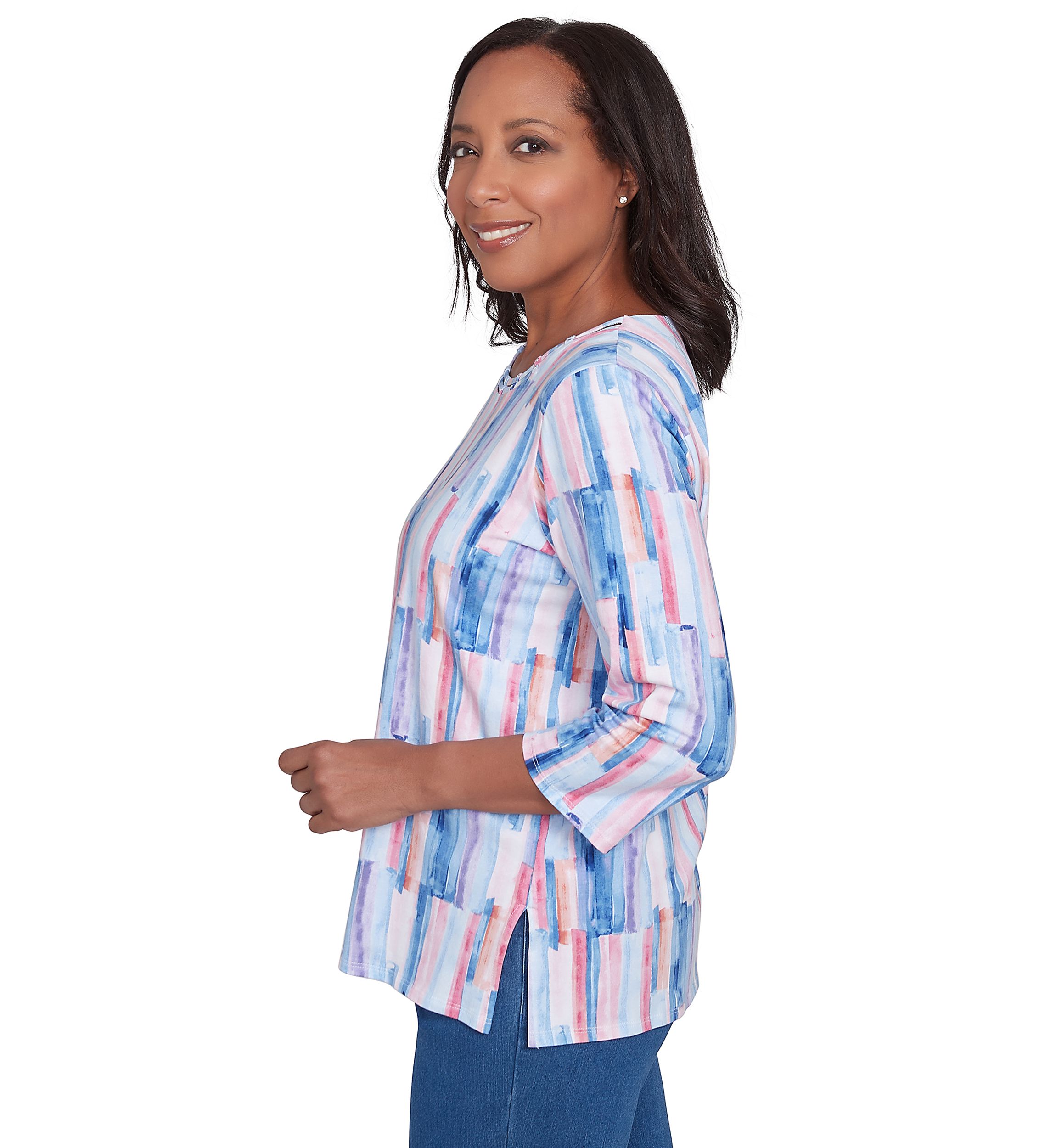 Womens Lake Victoria Brushstrokes Top