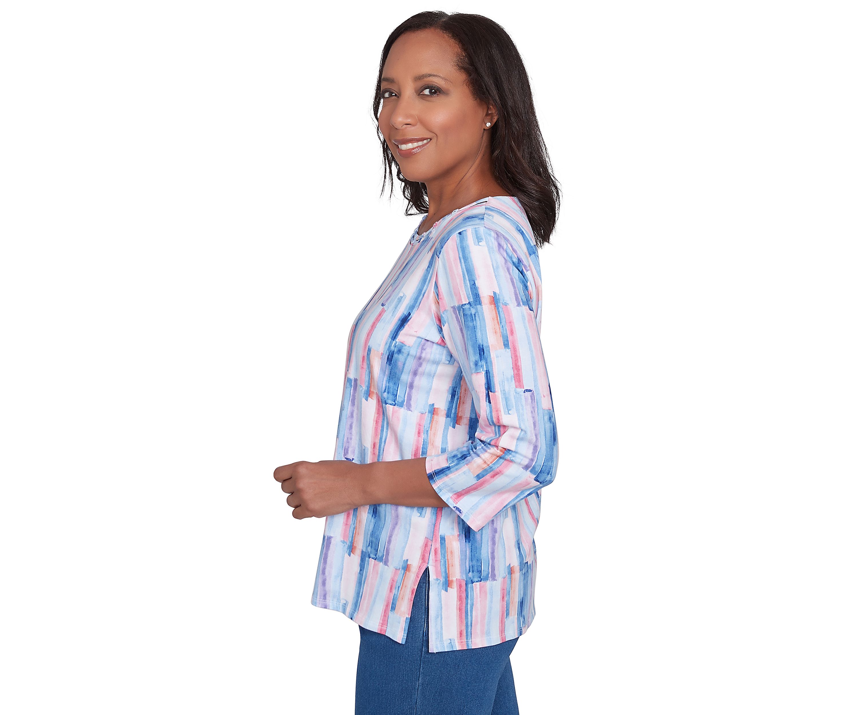 Womens Lake Victoria Brushstrokes Top