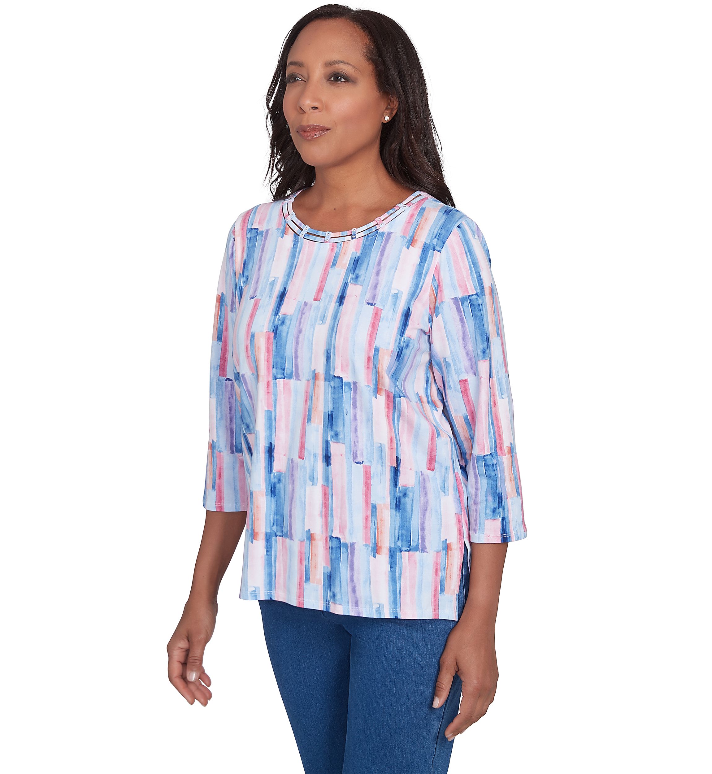 Womens Lake Victoria Brushstrokes Top