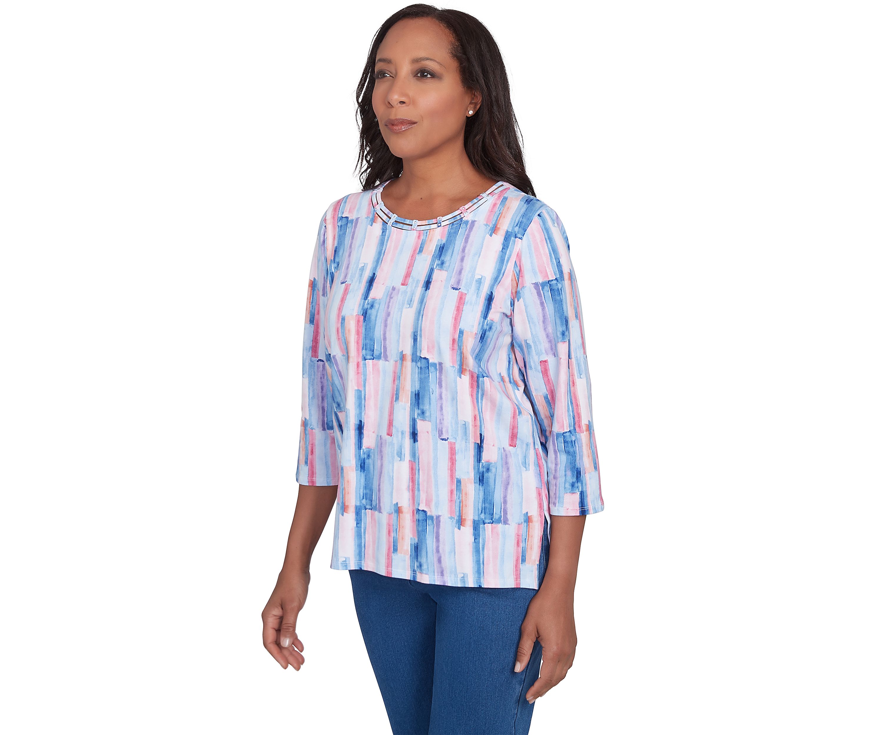 Womens Lake Victoria Brushstrokes Top