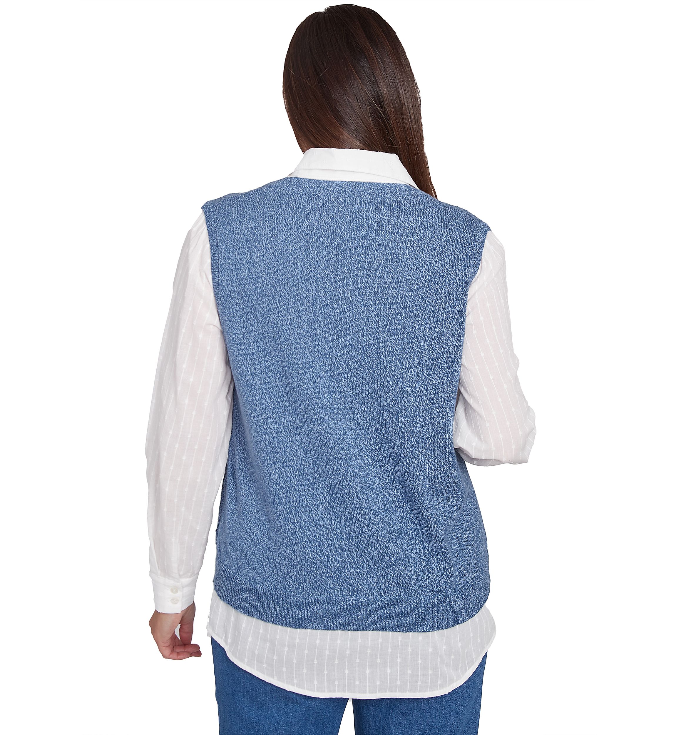 Womens Lake Victoria Rib Sweater Vest 