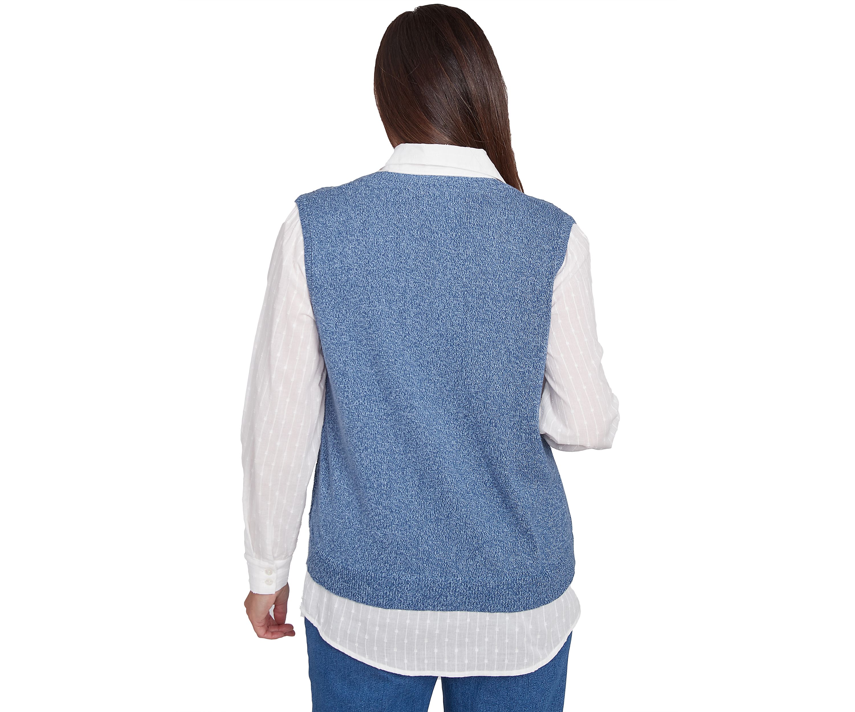 Womens Lake Victoria Rib Sweater Vest 