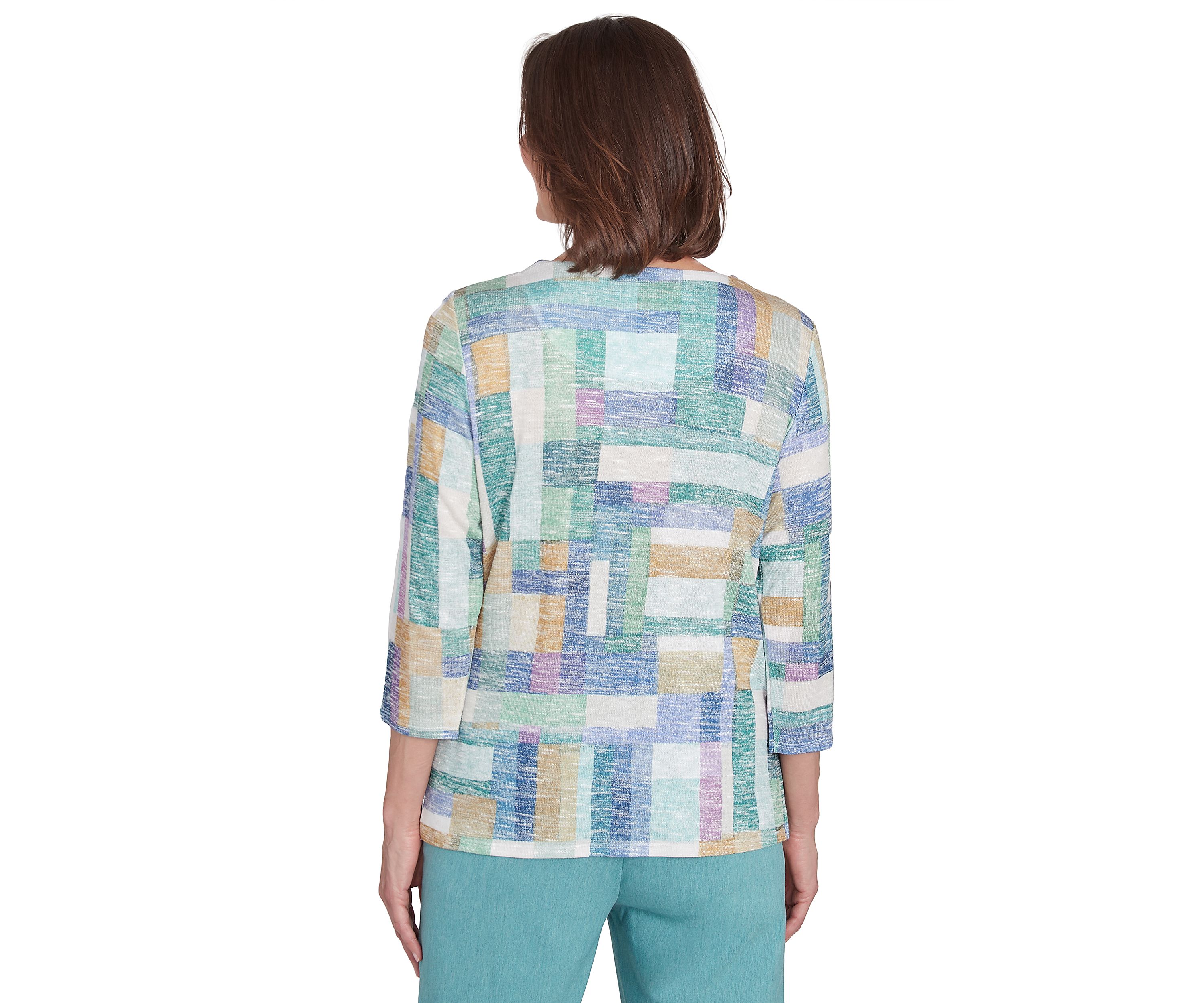 Petite Lake Victoria Color Block T-Shirt