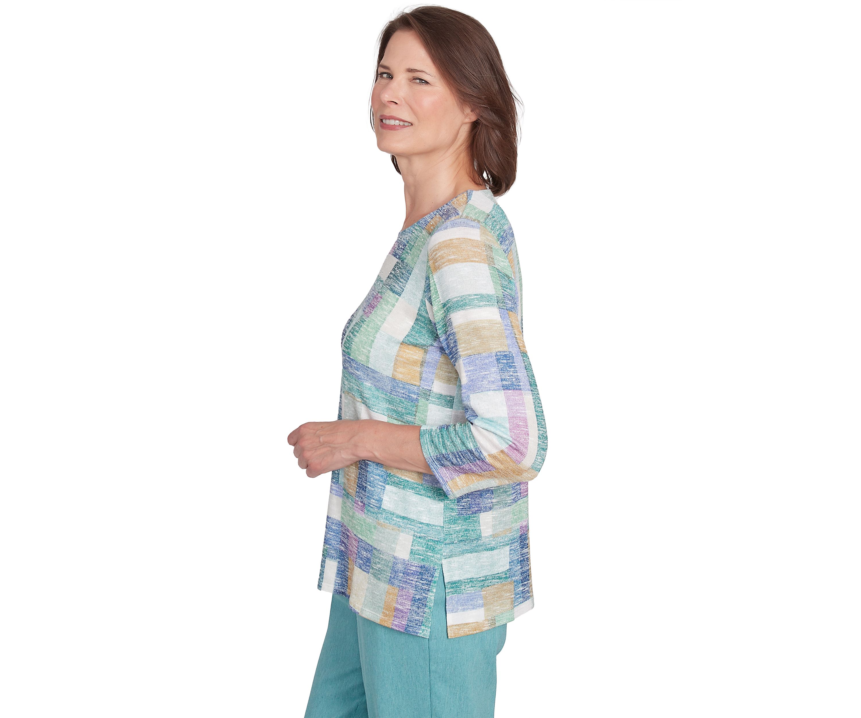 Petite Lake Victoria Color Block T-Shirt