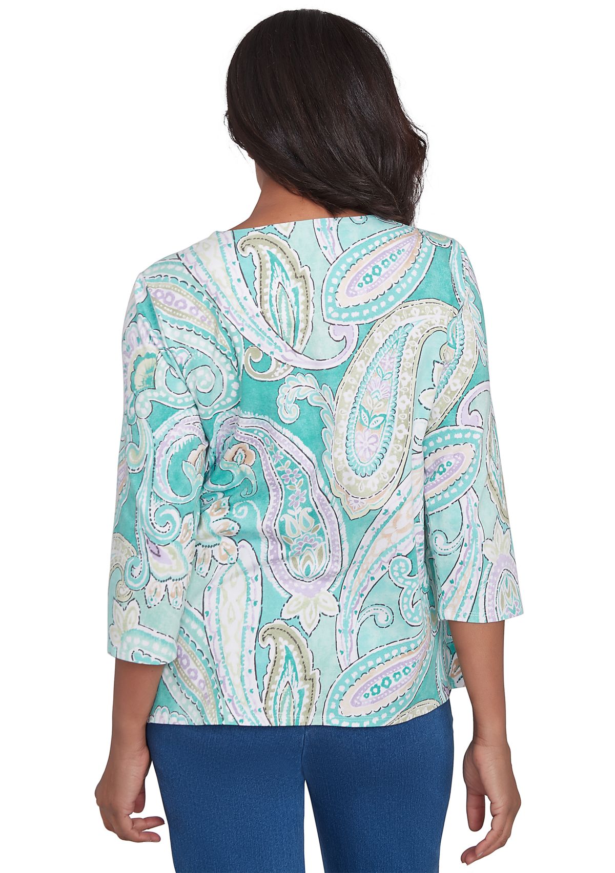 Petite Lake Victoria Paisley T-Shirt