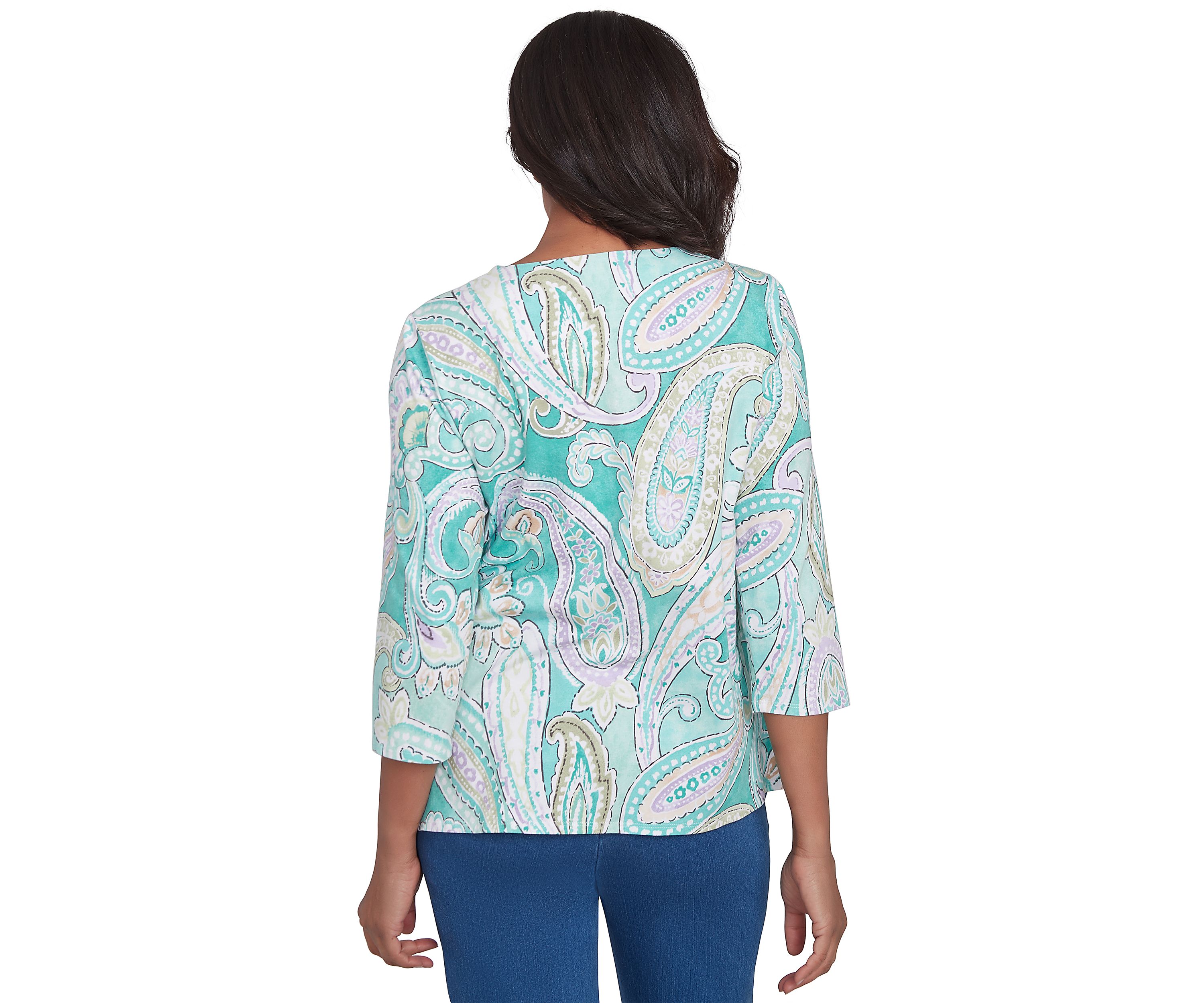 Petite Lake Victoria Paisley T-Shirt