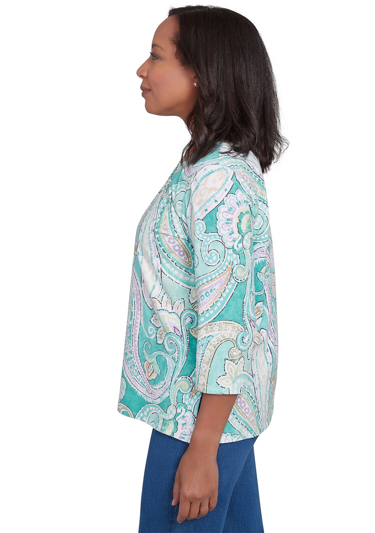 Petite Lake Victoria Paisley T-Shirt