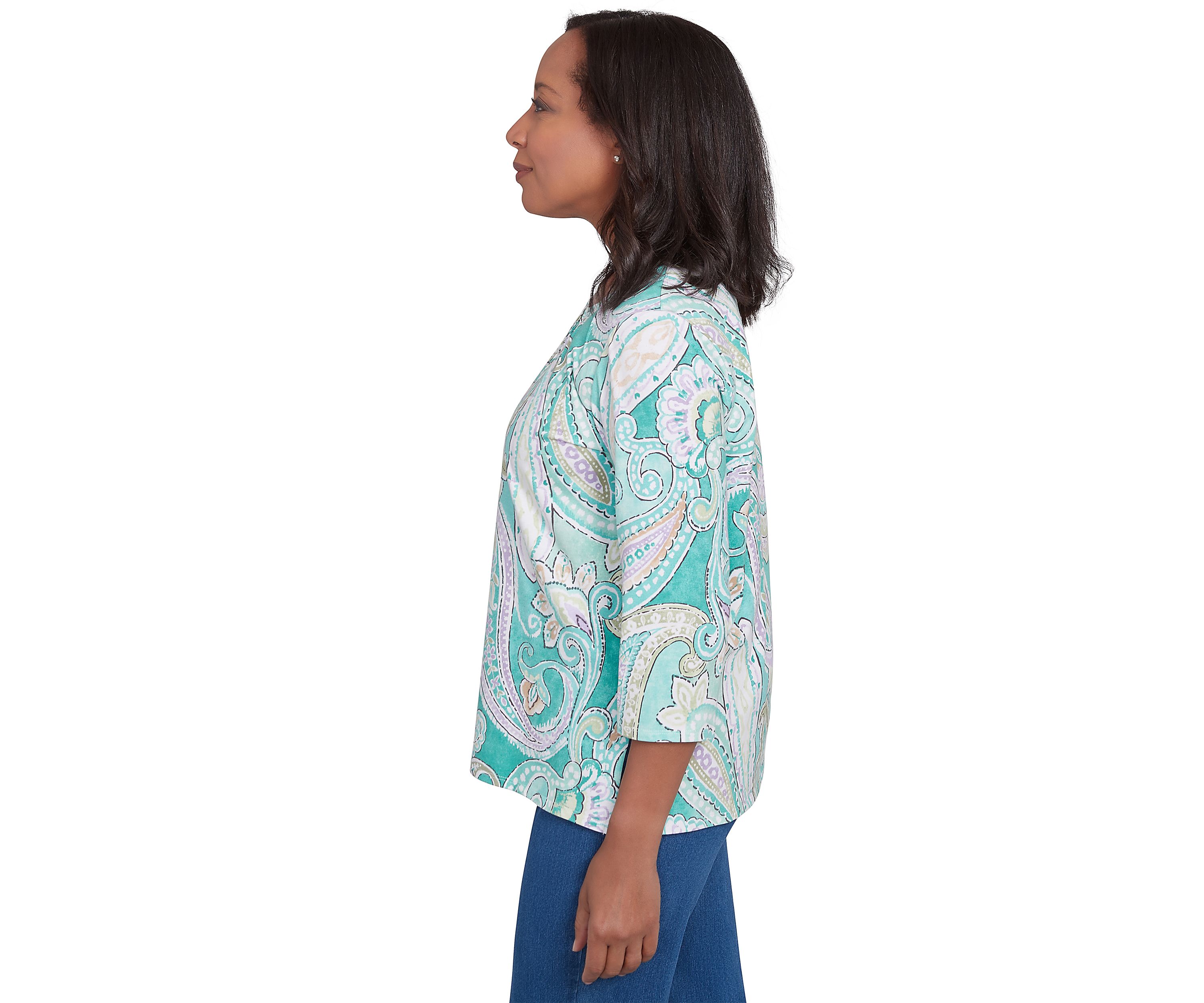 Petite Lake Victoria Paisley T-Shirt