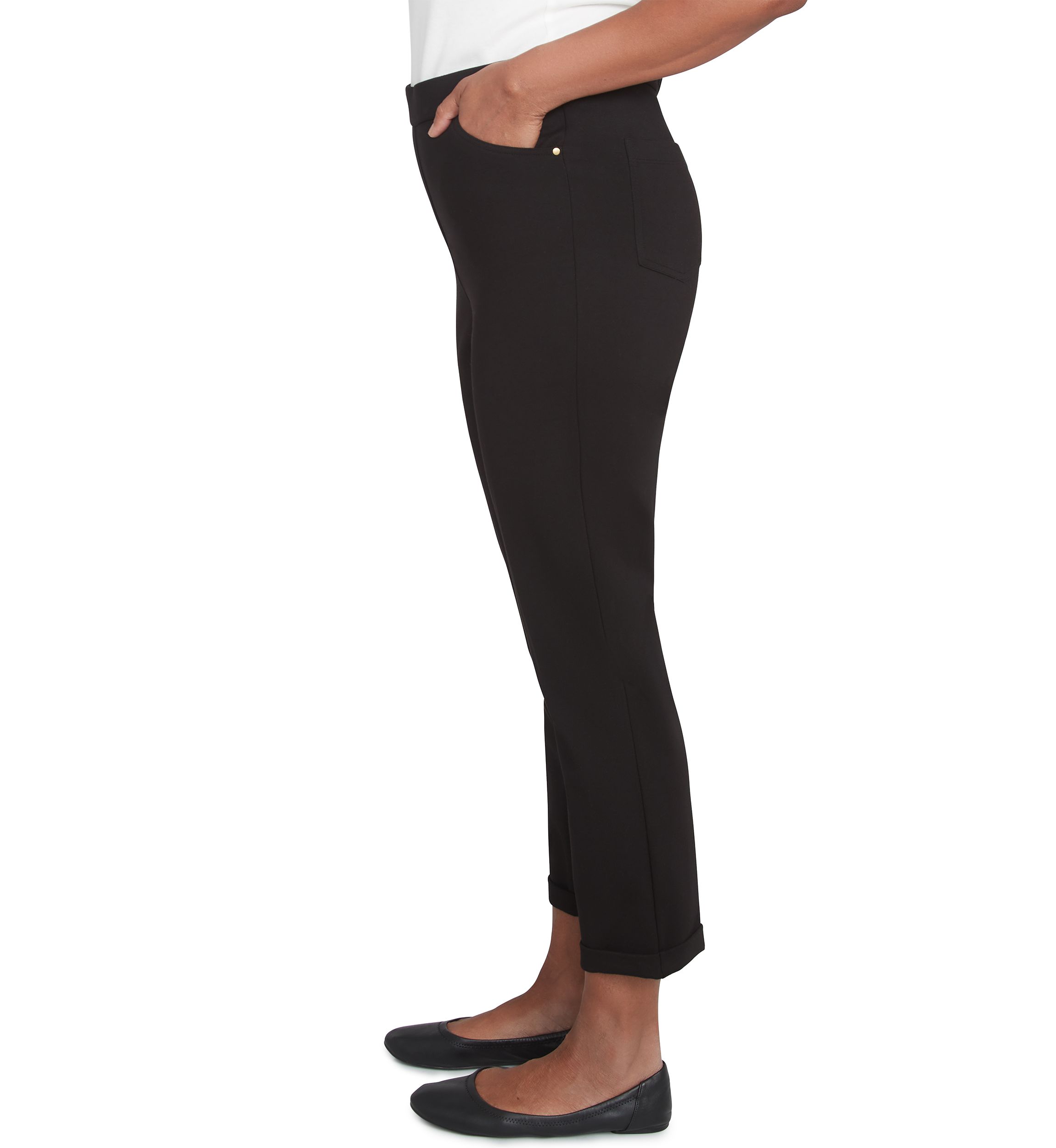 Womens Romancing The Stone Cuffed Ankle Pants