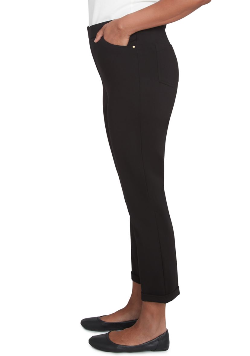 Womens Romancing The Stone Cuffed Ankle Pants