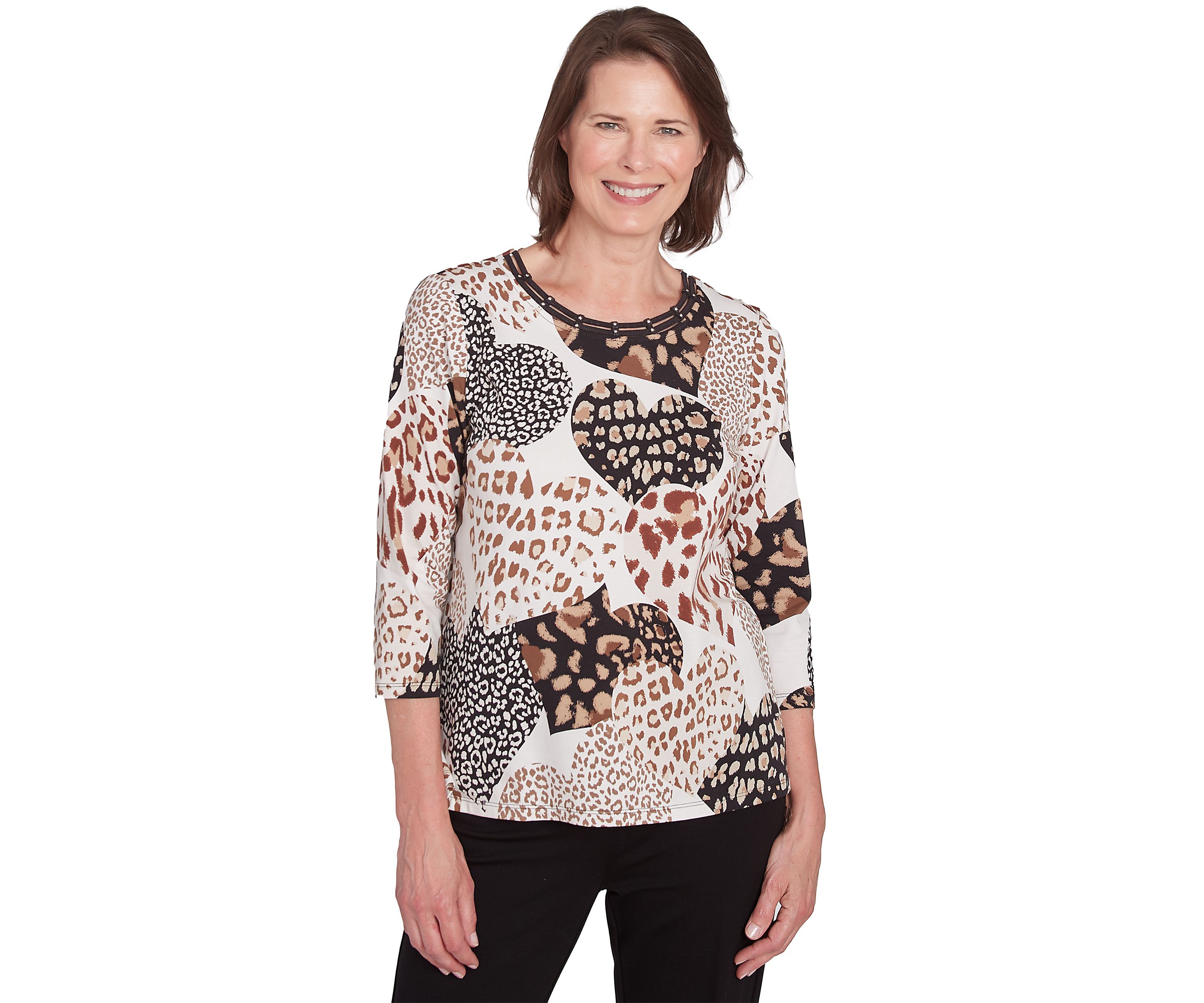 Womens Romancing The Stone Skin Hearts T-Shirt