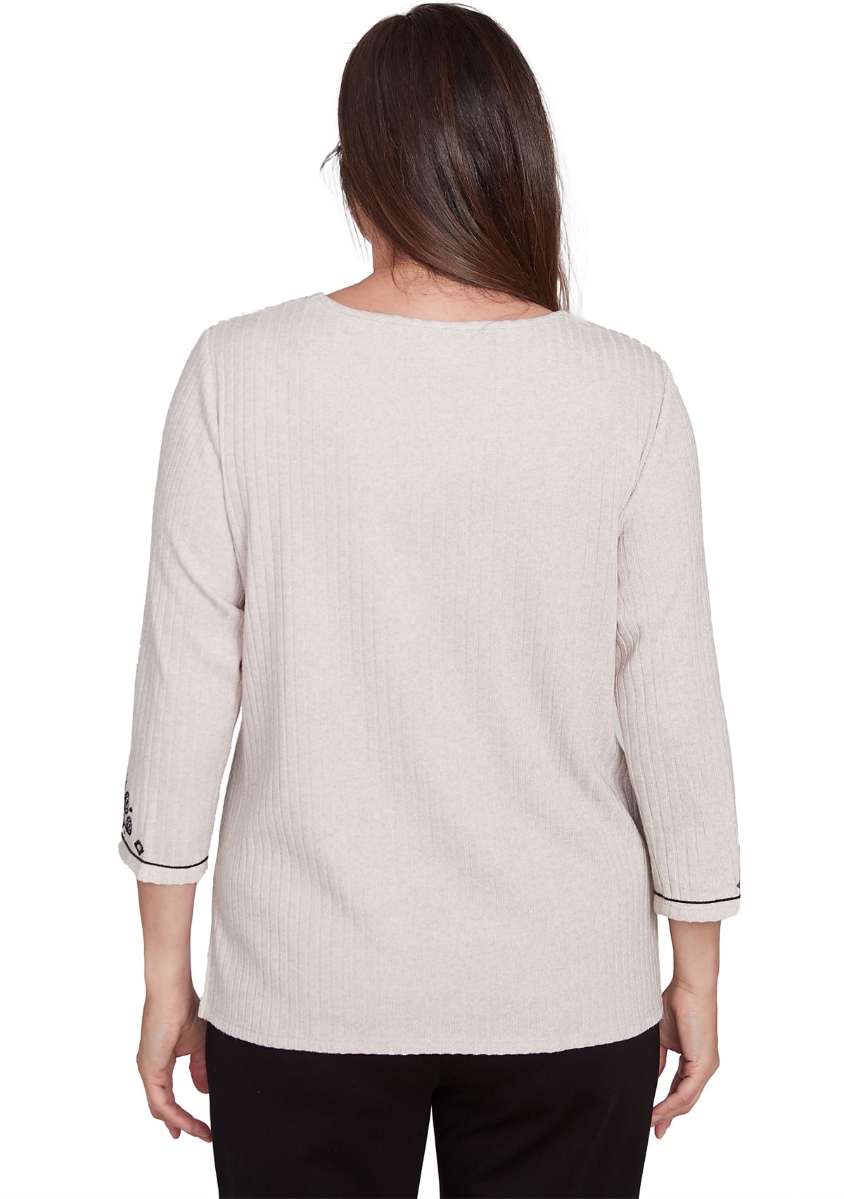 Womens Romancing The Stone Medallion Center Top