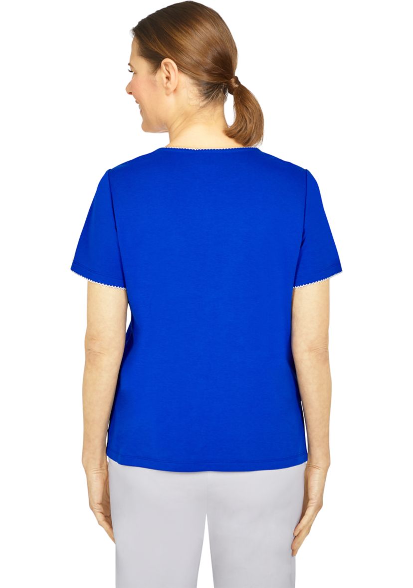 Womens American Dream Bike For Freedom Knit Top