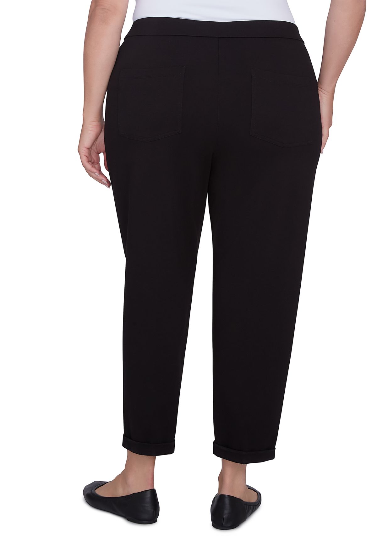 Plus Size Romancing the Stone Cuffed Ankle Pants