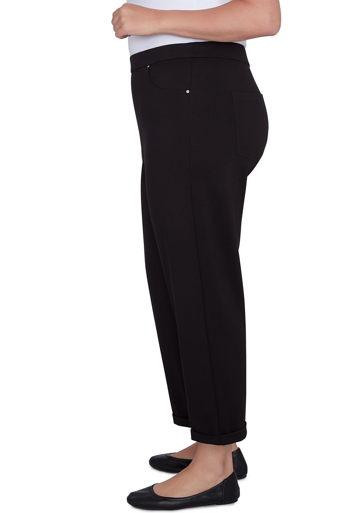 Plus Size Romancing the Stone Cuffed Ankle Pants