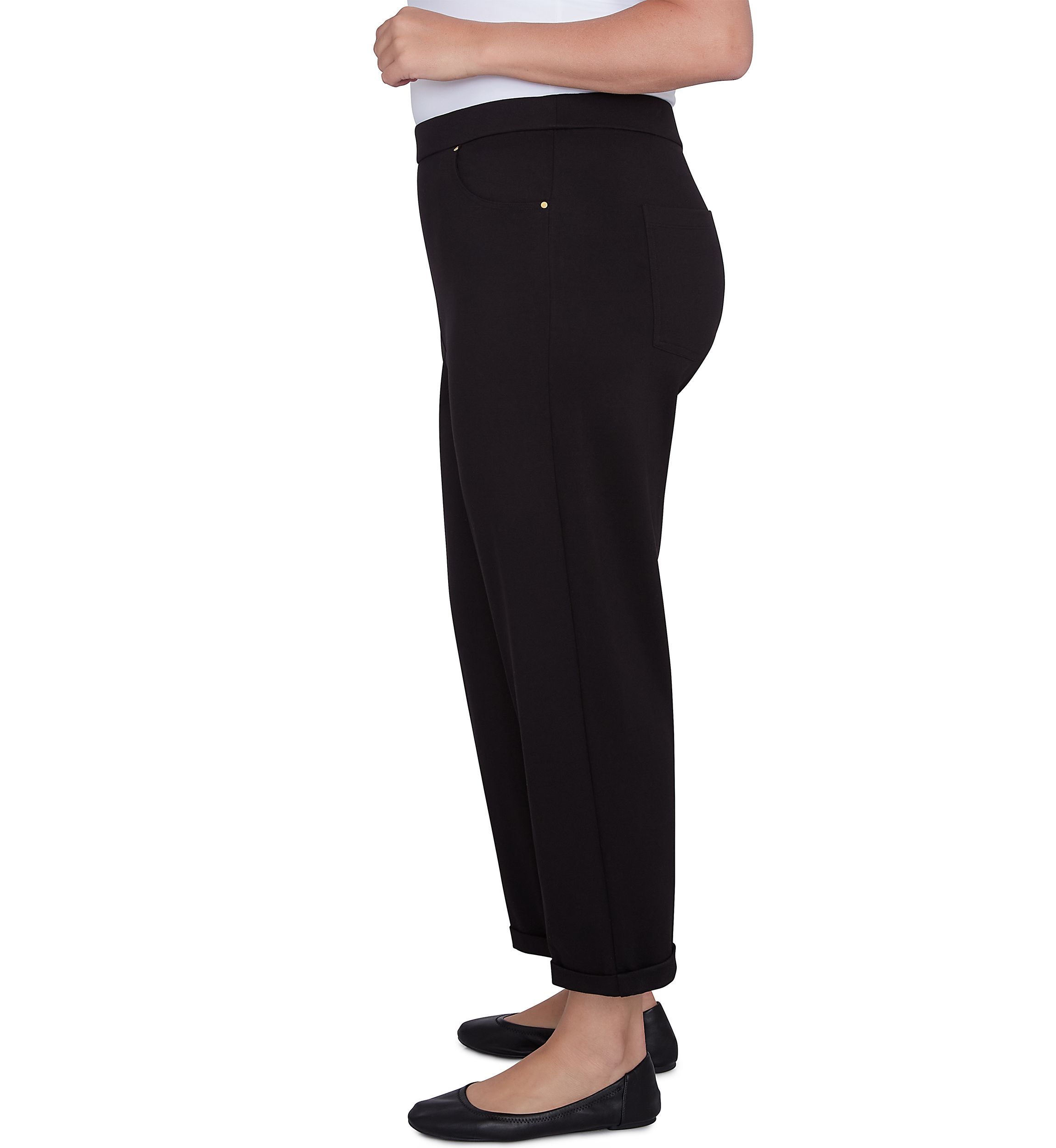 Plus Size Romancing the Stone Cuffed Ankle Pants