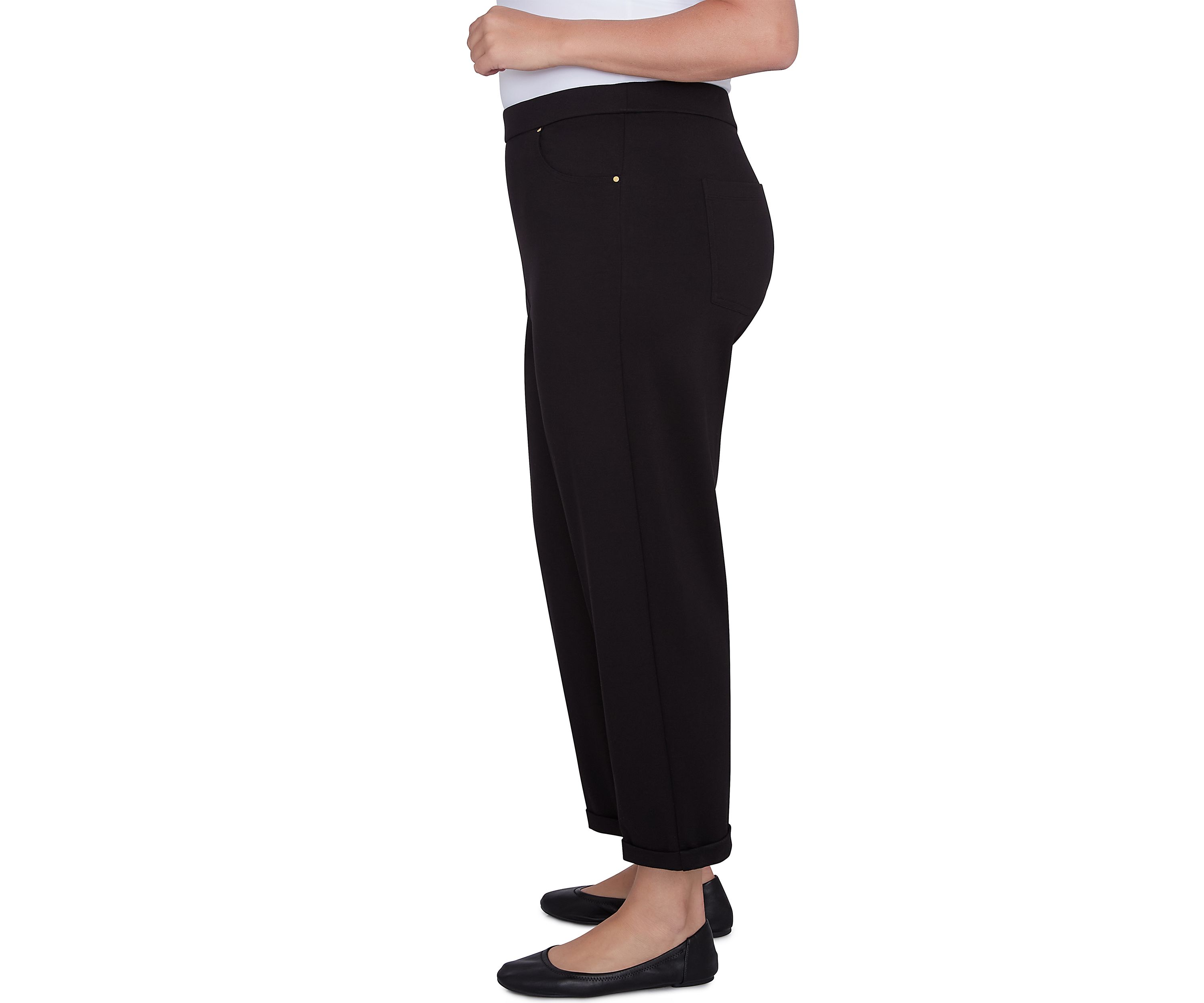 Plus Size Romancing the Stone Cuffed Ankle Pants