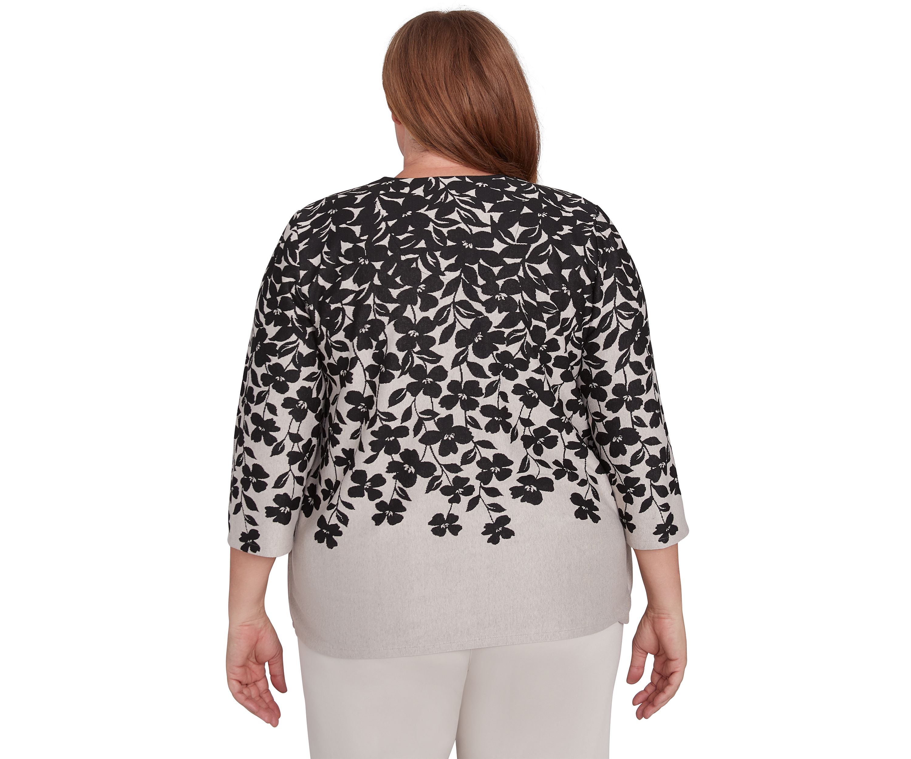 Plus Size Romancing The Stone Cascade Leaves Two In One Top