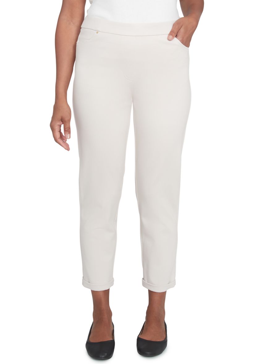 Petite Romancing the Stone Cuffed Ankle Pants