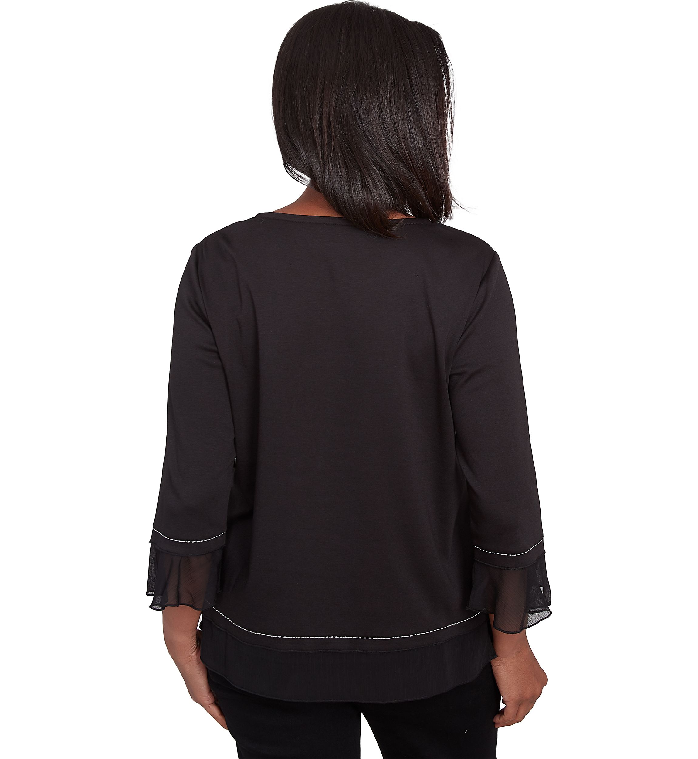 Womens Wild At Heart Asymmetric Heat Set Hearts Top