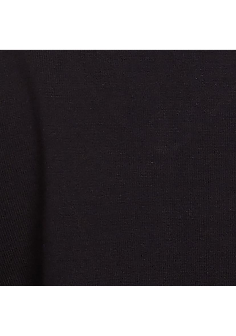 Womens Wild at Heart Solid Top with Heart Woven Trim