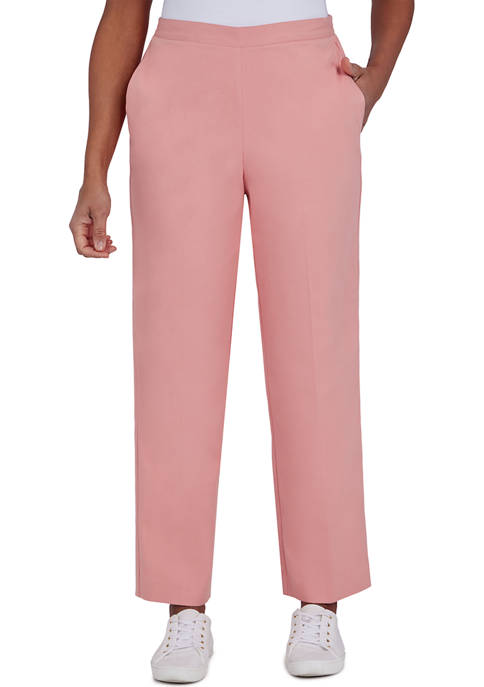 Alfred Dunner Womens Isle of Capri Proportion Pants