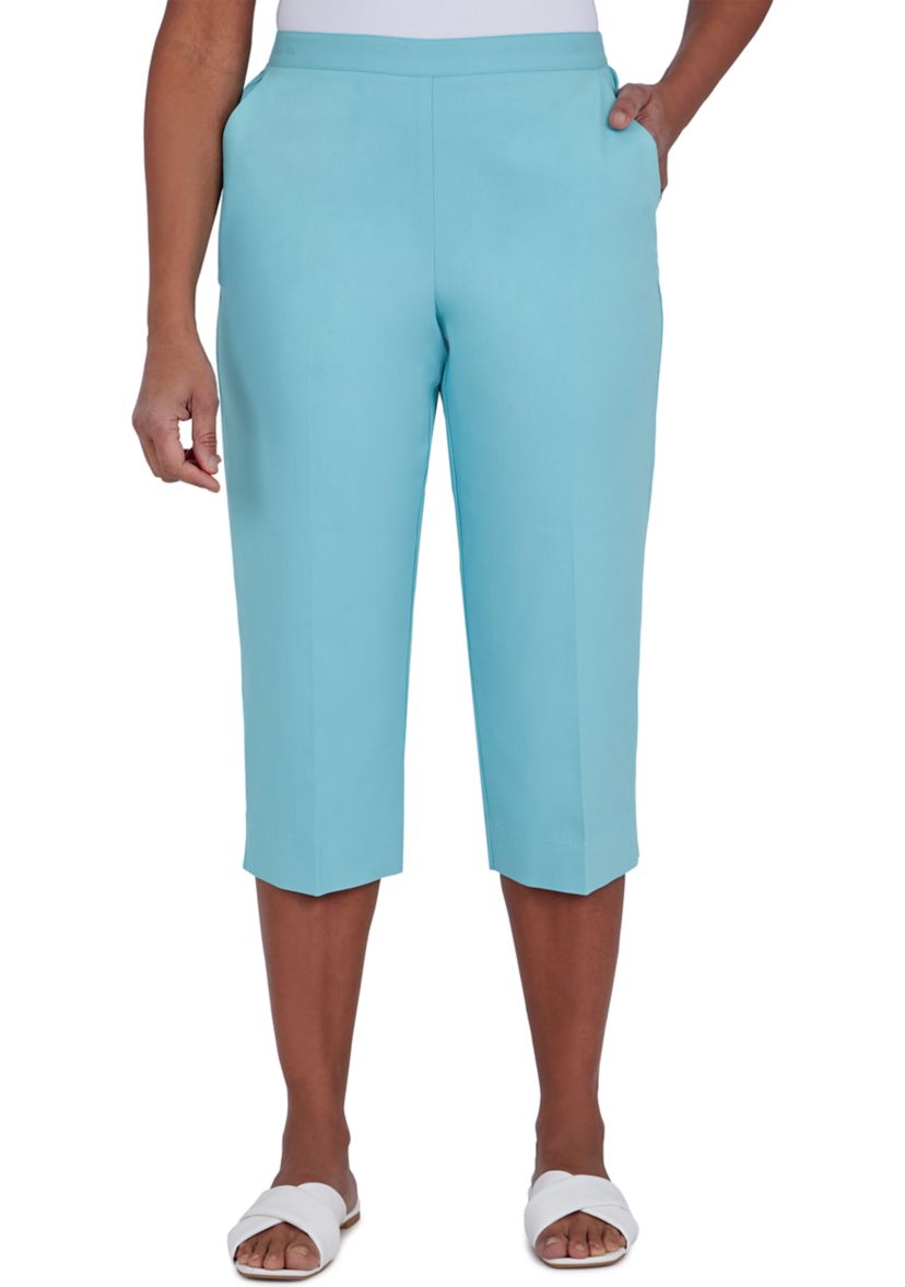 Womens Isle of Capri Pull On Capris 
