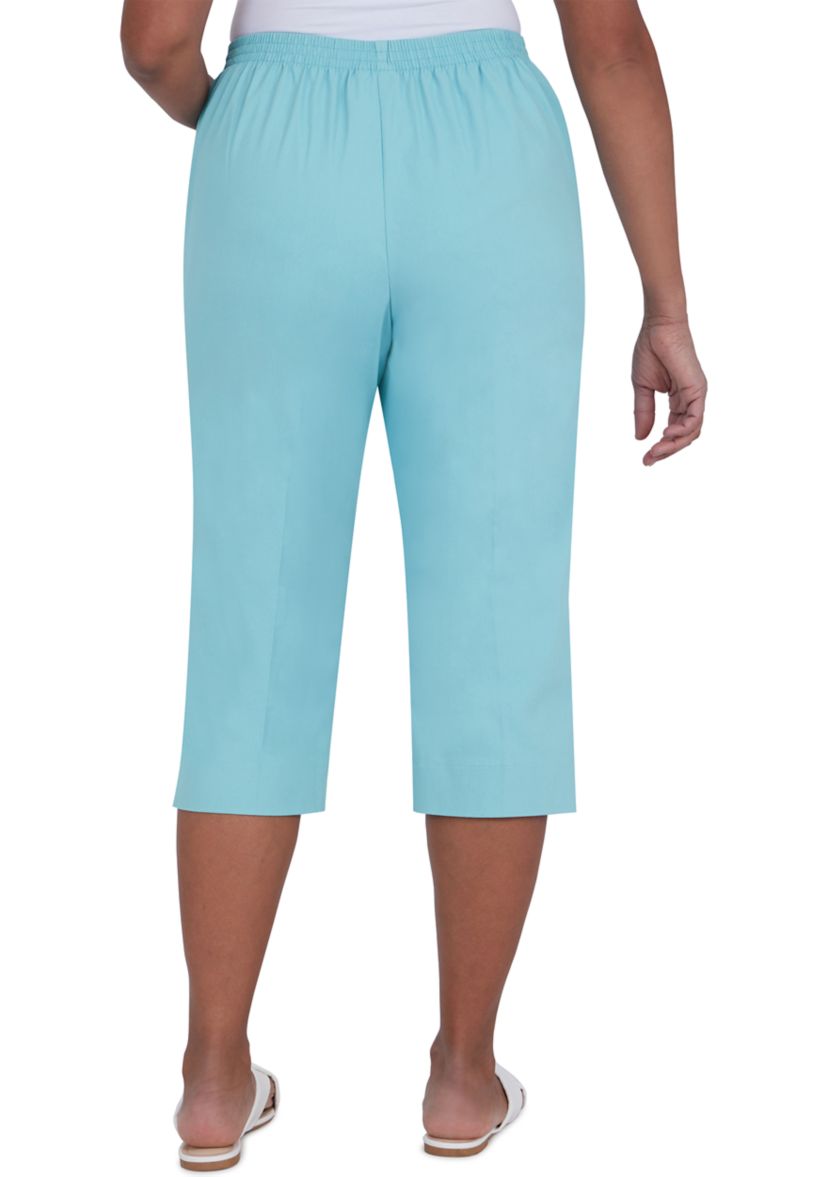 Womens Isle of Capri Pull On Capris 