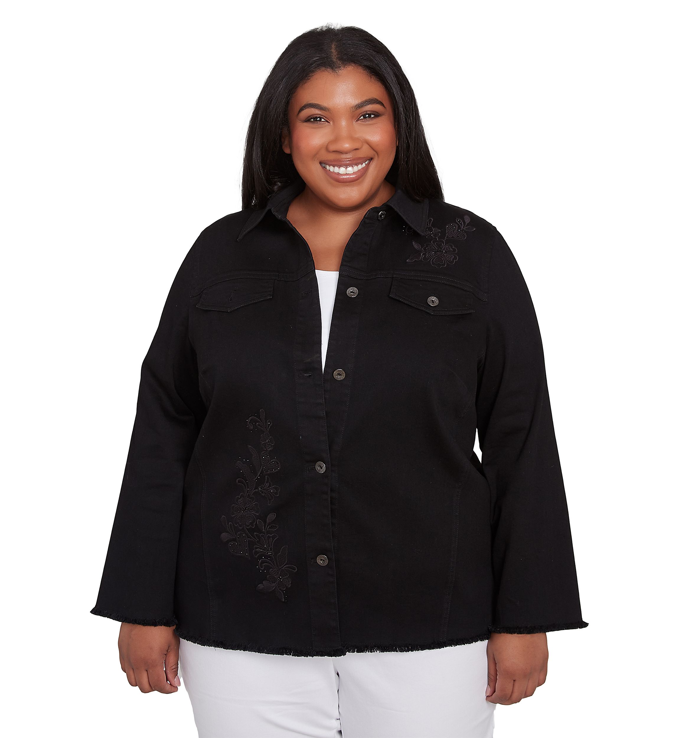 Plus Size Denim Jacket 