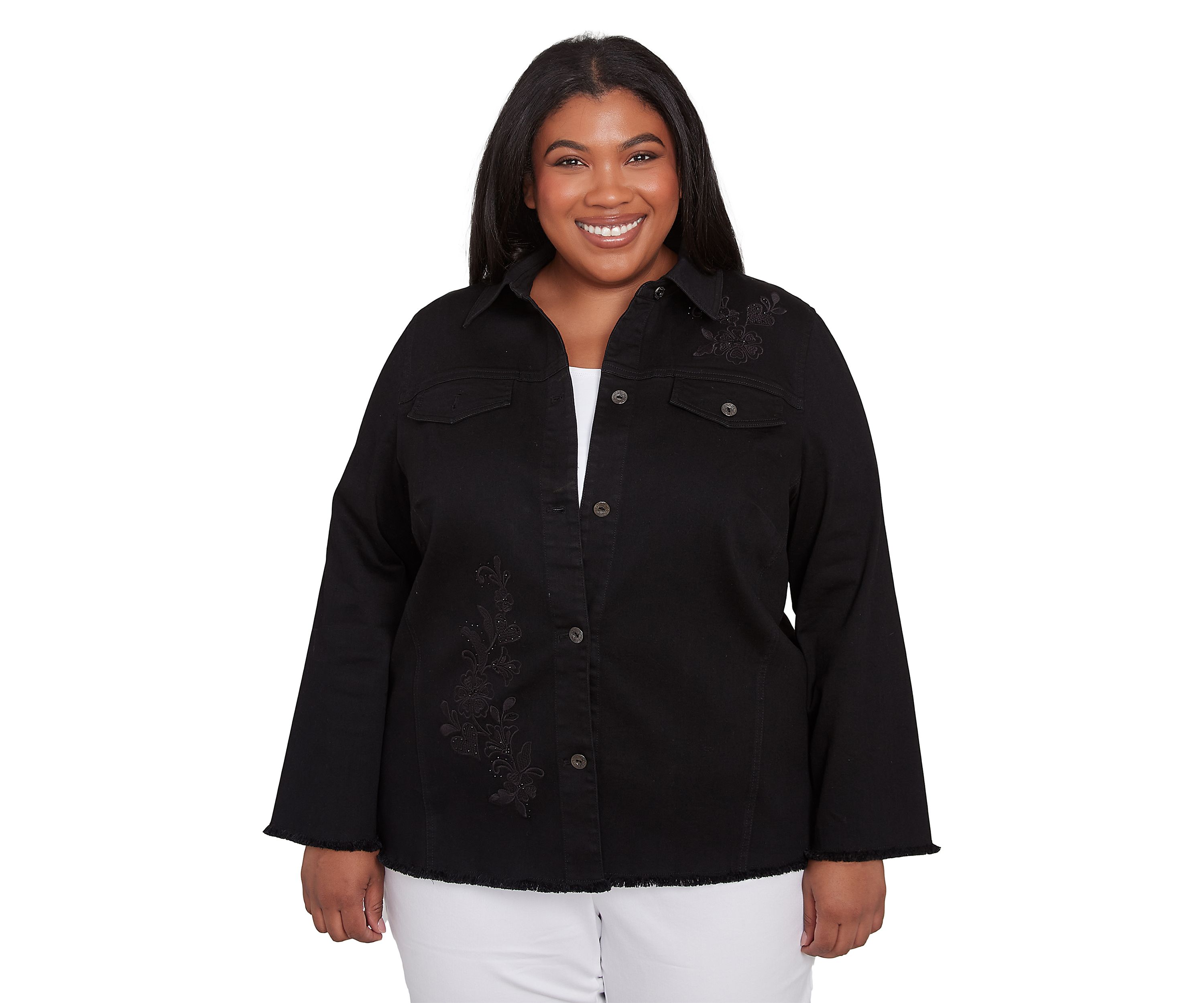 Plus Size Denim Jacket 